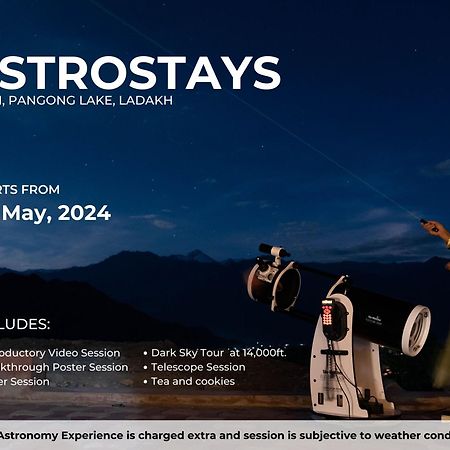 Astrostays At Pangong Lake Spangmik Exterior foto